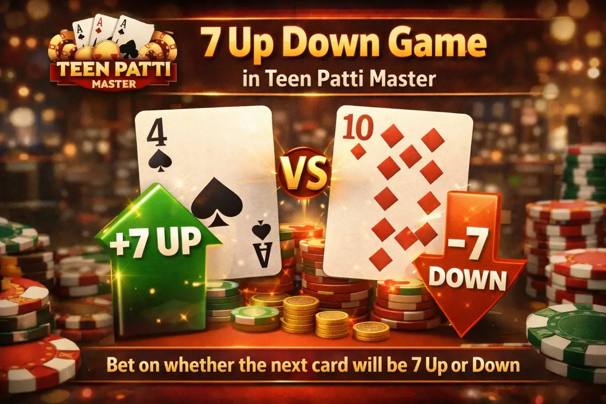 7 Up Down Game in Teen Patti Master